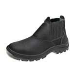 BOTINA PU BI ACO COURO PR ELAS PALM ACO ANTIBA 10VB48APA T39