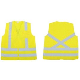 COLETE REFLETIVO POLIESTER COM ZIPER COM 1 BOLSO VERDE VIC72240
