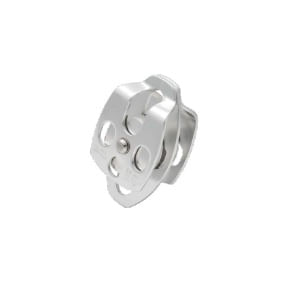 POLIA DUPLA EM ALUMINIO P/ CORDA 12MM