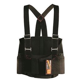 CINTA LOMBAR ERGONAMICA COM SUSPENSORIO PRETA ERGO BLACK VIC-41110